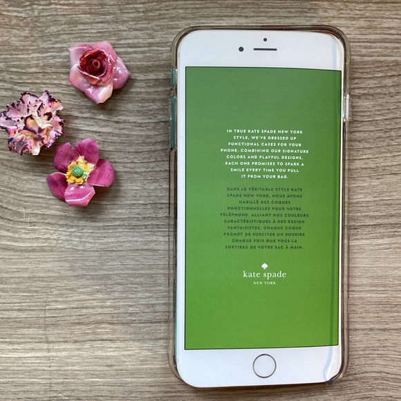 Kate Spade iPhone case clear floral 8/7/6s/6plus - Picture 3 of 16